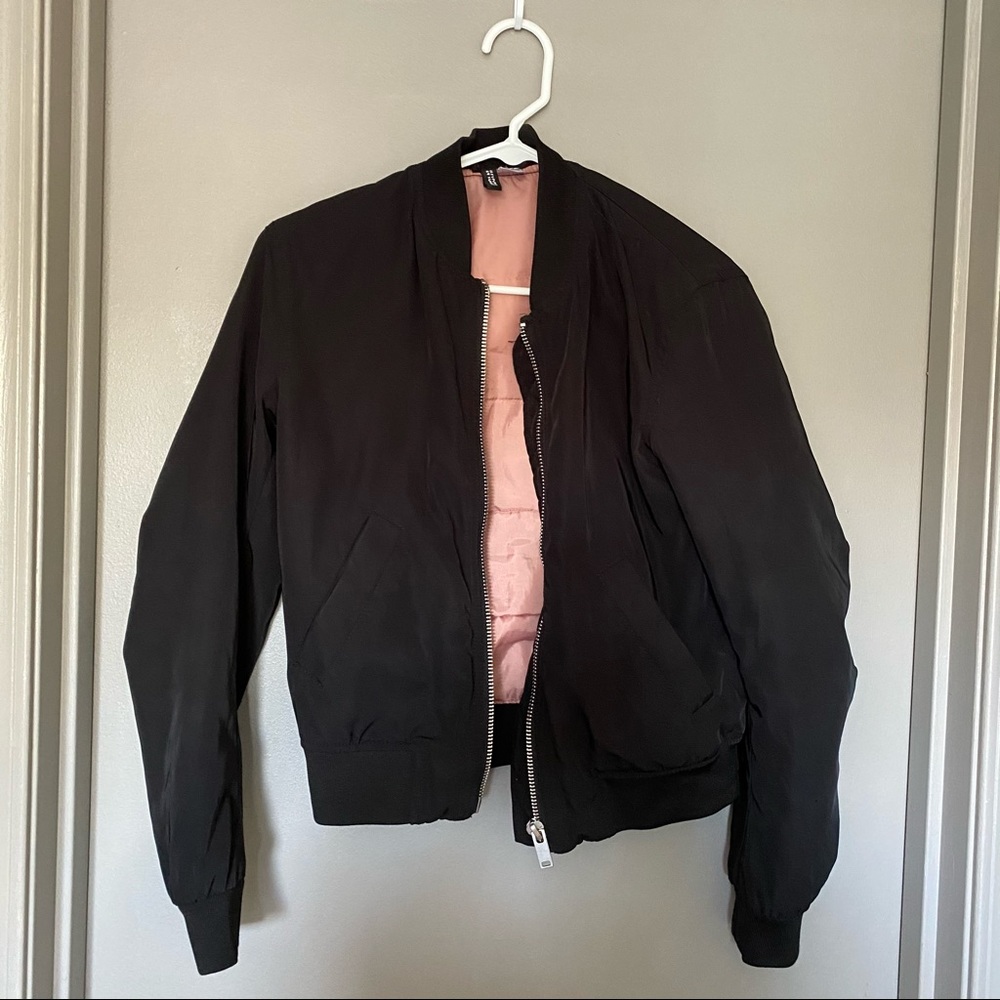 *Gently Used* Black Bomber Jacket